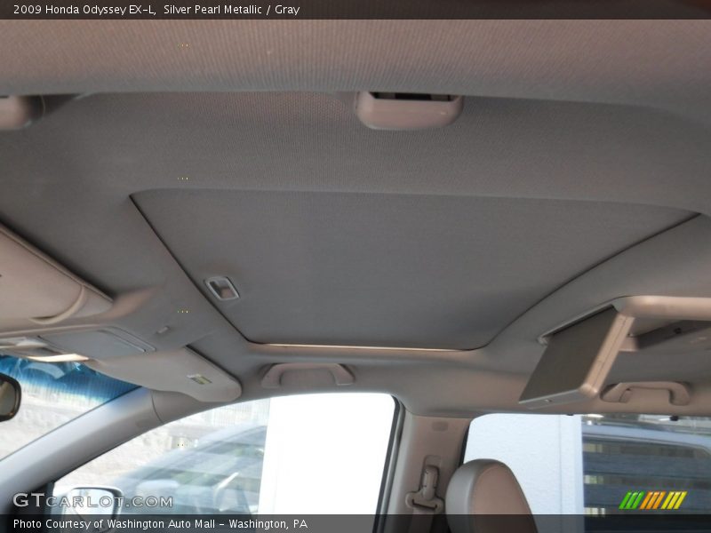 Silver Pearl Metallic / Gray 2009 Honda Odyssey EX-L