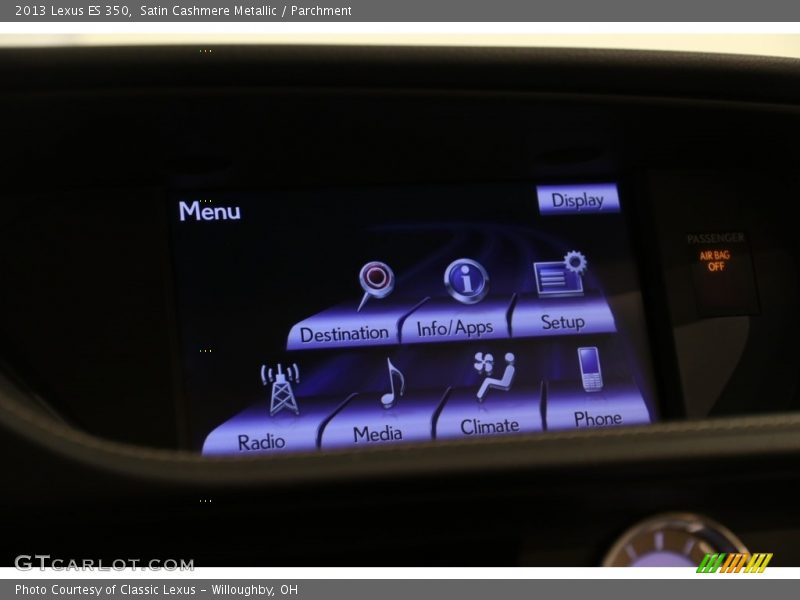 Satin Cashmere Metallic / Parchment 2013 Lexus ES 350