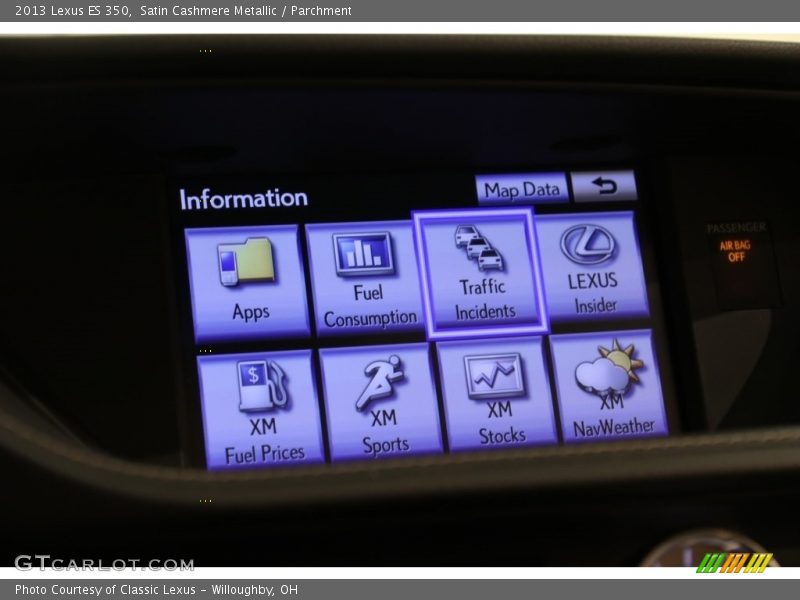 Satin Cashmere Metallic / Parchment 2013 Lexus ES 350