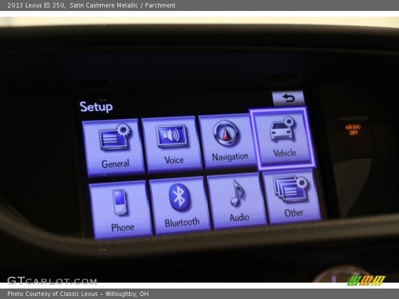 Satin Cashmere Metallic / Parchment 2013 Lexus ES 350