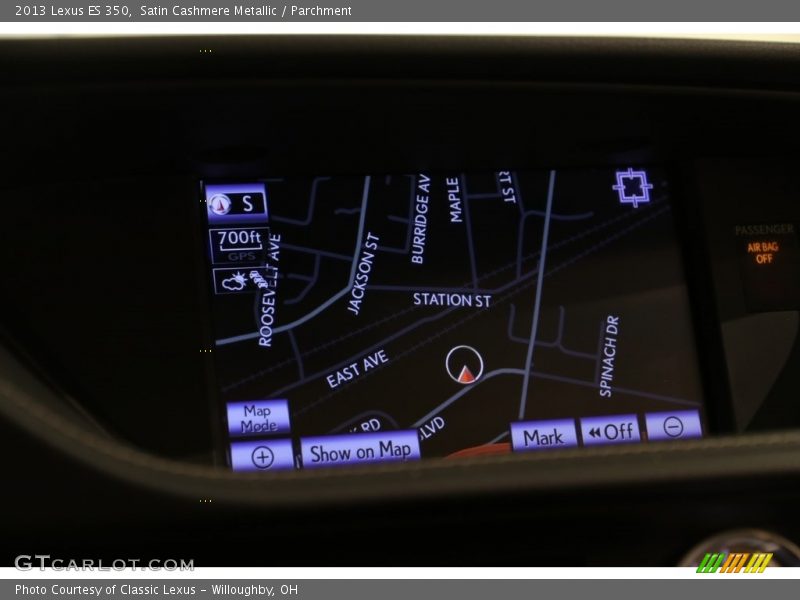 Satin Cashmere Metallic / Parchment 2013 Lexus ES 350