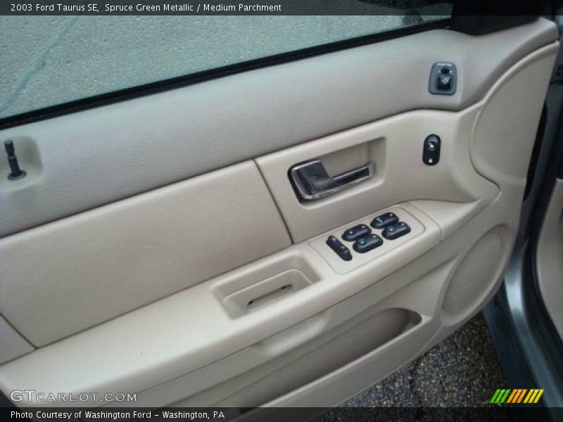 Spruce Green Metallic / Medium Parchment 2003 Ford Taurus SE