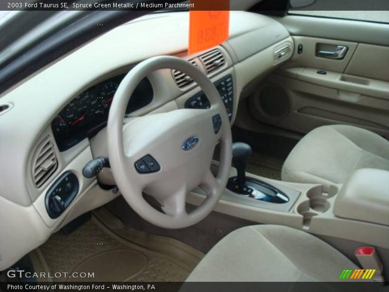 Spruce Green Metallic / Medium Parchment 2003 Ford Taurus SE