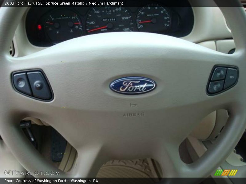 Spruce Green Metallic / Medium Parchment 2003 Ford Taurus SE