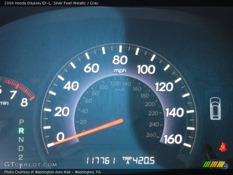 Silver Pearl Metallic / Gray 2009 Honda Odyssey EX-L