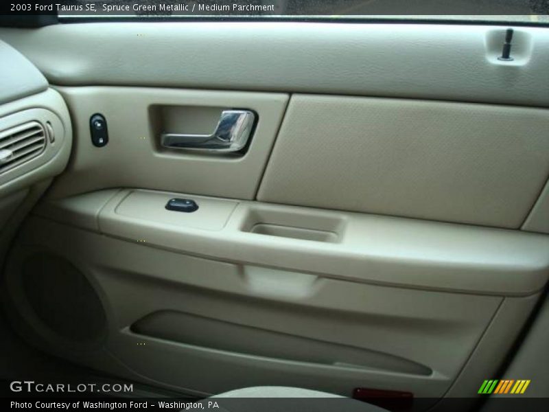Spruce Green Metallic / Medium Parchment 2003 Ford Taurus SE