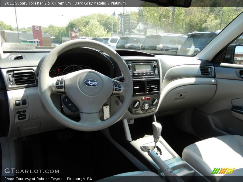 Dark Gray Metallic / Platinum 2011 Subaru Forester 2.5 X Premium
