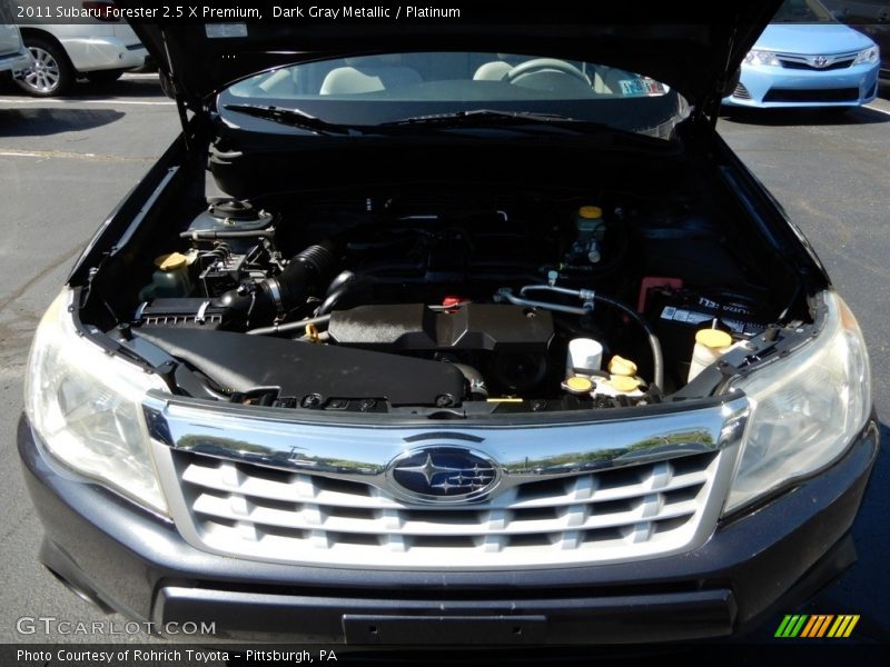 Dark Gray Metallic / Platinum 2011 Subaru Forester 2.5 X Premium