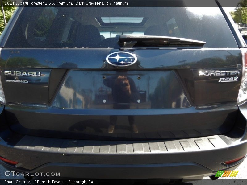 Dark Gray Metallic / Platinum 2011 Subaru Forester 2.5 X Premium