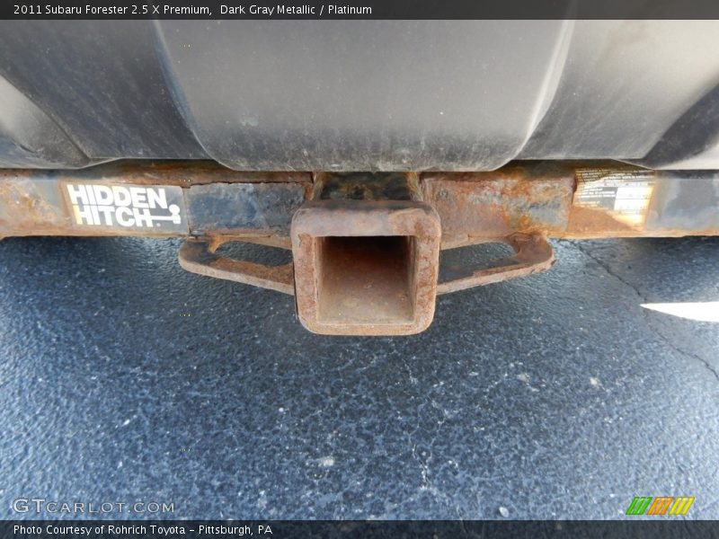 Dark Gray Metallic / Platinum 2011 Subaru Forester 2.5 X Premium