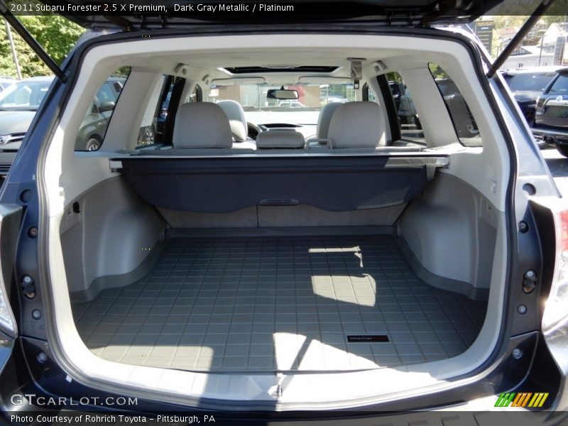 Dark Gray Metallic / Platinum 2011 Subaru Forester 2.5 X Premium