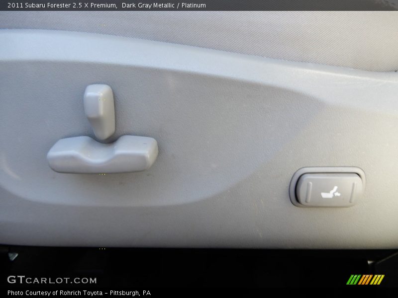 Dark Gray Metallic / Platinum 2011 Subaru Forester 2.5 X Premium
