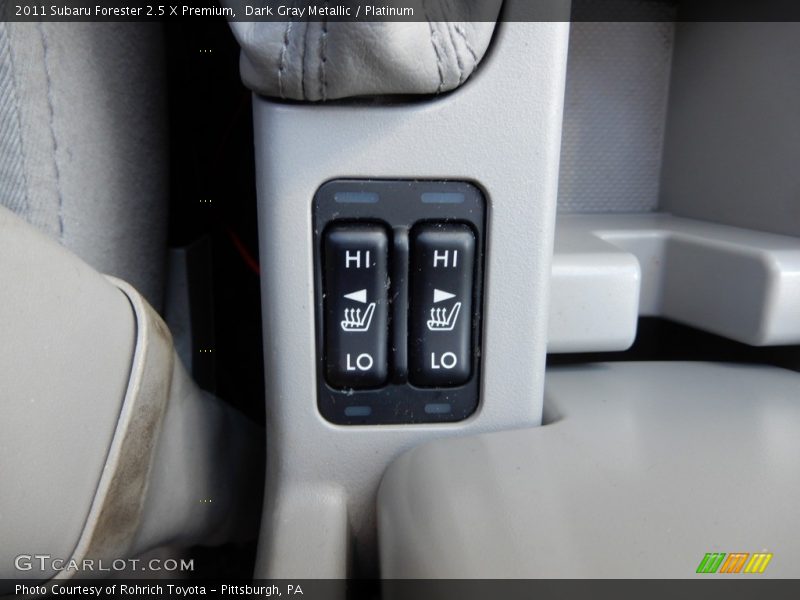 Dark Gray Metallic / Platinum 2011 Subaru Forester 2.5 X Premium