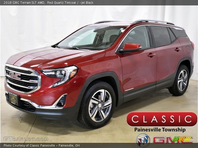 Red Quartz Tintcoat / ­Jet Black 2018 GMC Terrain SLT AWD