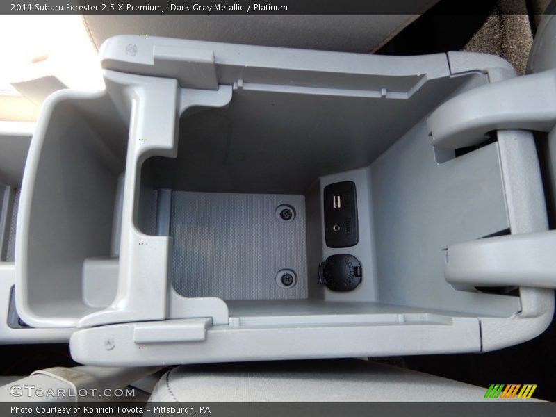 Dark Gray Metallic / Platinum 2011 Subaru Forester 2.5 X Premium