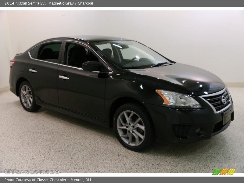 Magnetic Gray / Charcoal 2014 Nissan Sentra SV