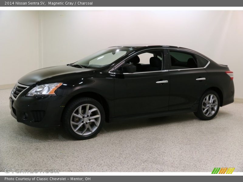Magnetic Gray / Charcoal 2014 Nissan Sentra SV