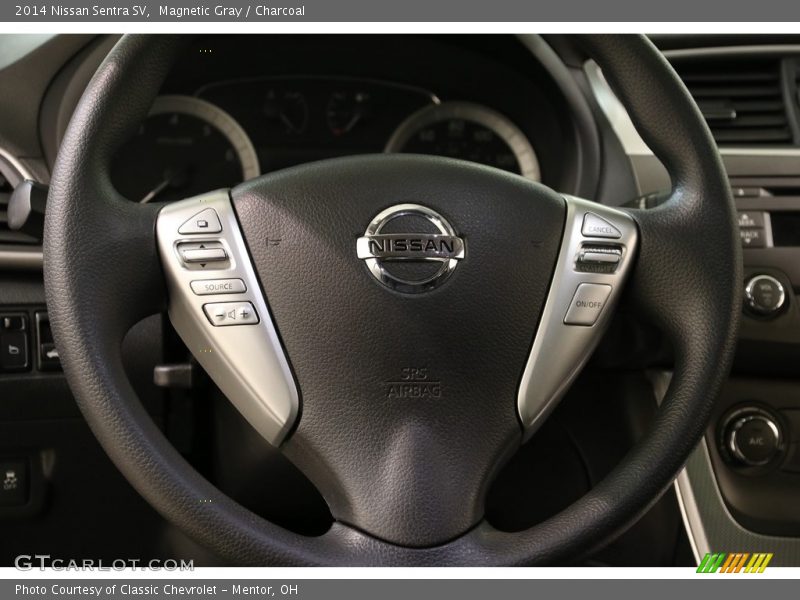 Magnetic Gray / Charcoal 2014 Nissan Sentra SV