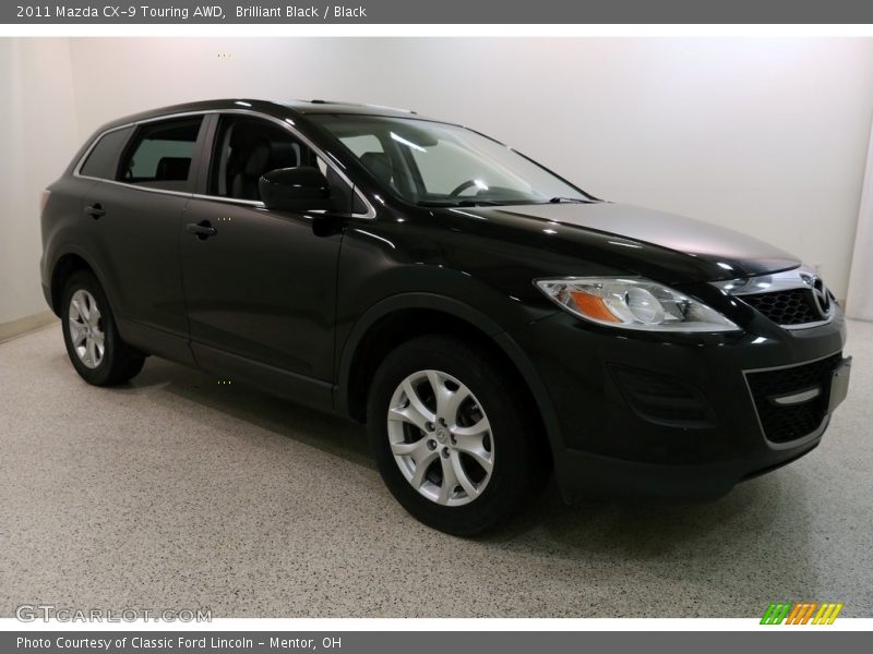 Brilliant Black / Black 2011 Mazda CX-9 Touring AWD