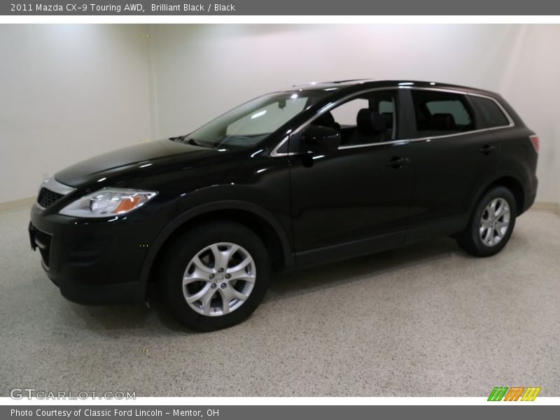 Brilliant Black / Black 2011 Mazda CX-9 Touring AWD