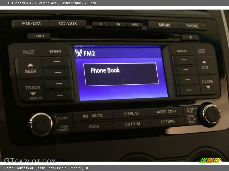 Brilliant Black / Black 2011 Mazda CX-9 Touring AWD