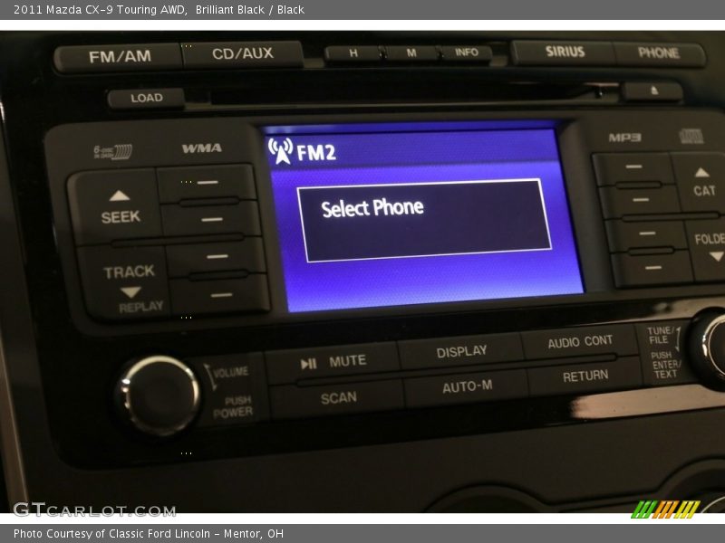 Brilliant Black / Black 2011 Mazda CX-9 Touring AWD