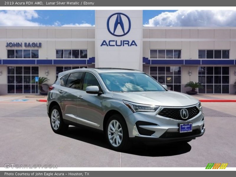 Lunar Silver Metallic / Ebony 2019 Acura RDX AWD