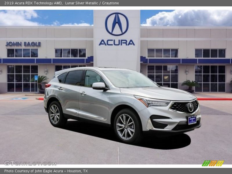 Lunar Silver Metallic / Graystone 2019 Acura RDX Technology AWD