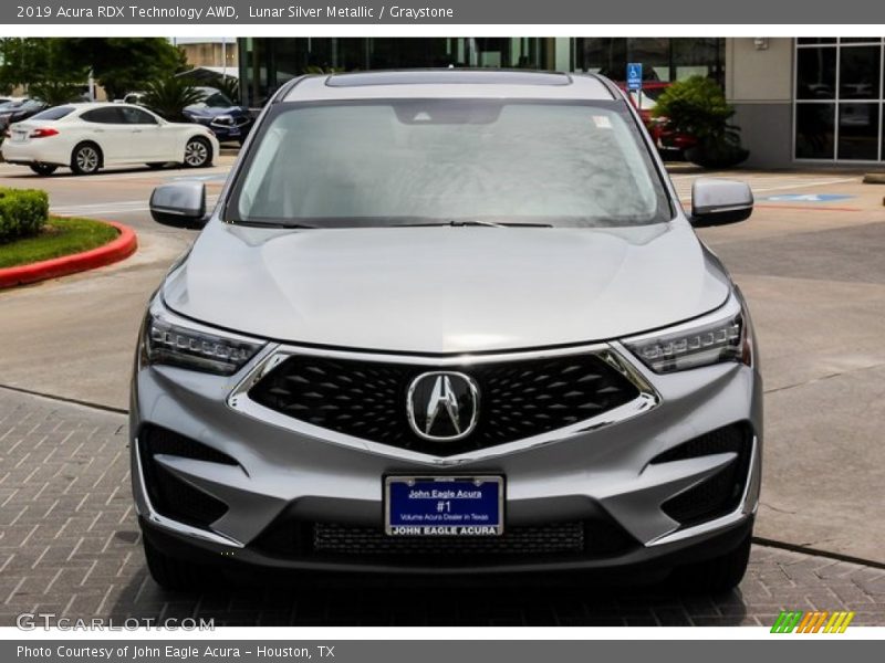 Lunar Silver Metallic / Graystone 2019 Acura RDX Technology AWD