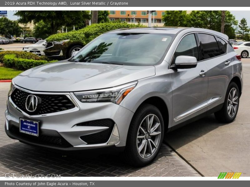 Lunar Silver Metallic / Graystone 2019 Acura RDX Technology AWD