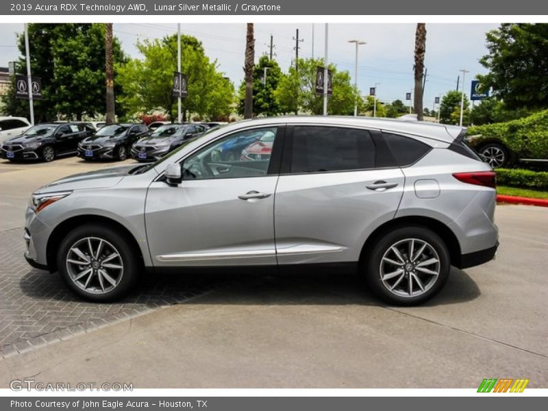 Lunar Silver Metallic / Graystone 2019 Acura RDX Technology AWD