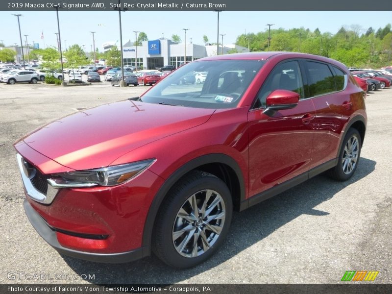 Soul Red Crystal Metallic / Caturra Brown 2019 Mazda CX-5 Signature AWD