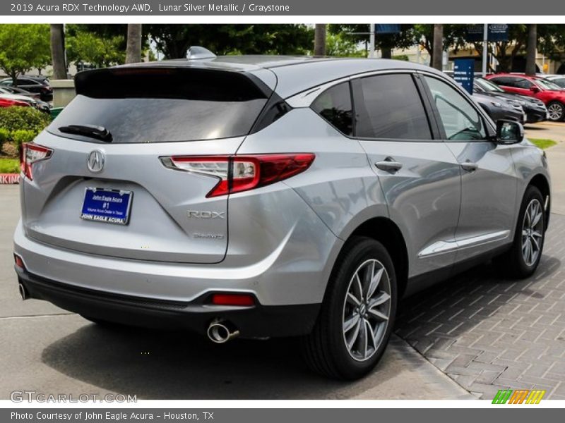 Lunar Silver Metallic / Graystone 2019 Acura RDX Technology AWD