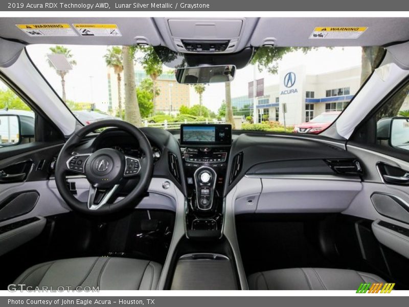 Lunar Silver Metallic / Graystone 2019 Acura RDX Technology AWD
