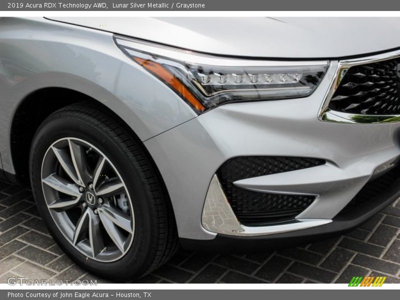 Lunar Silver Metallic / Graystone 2019 Acura RDX Technology AWD