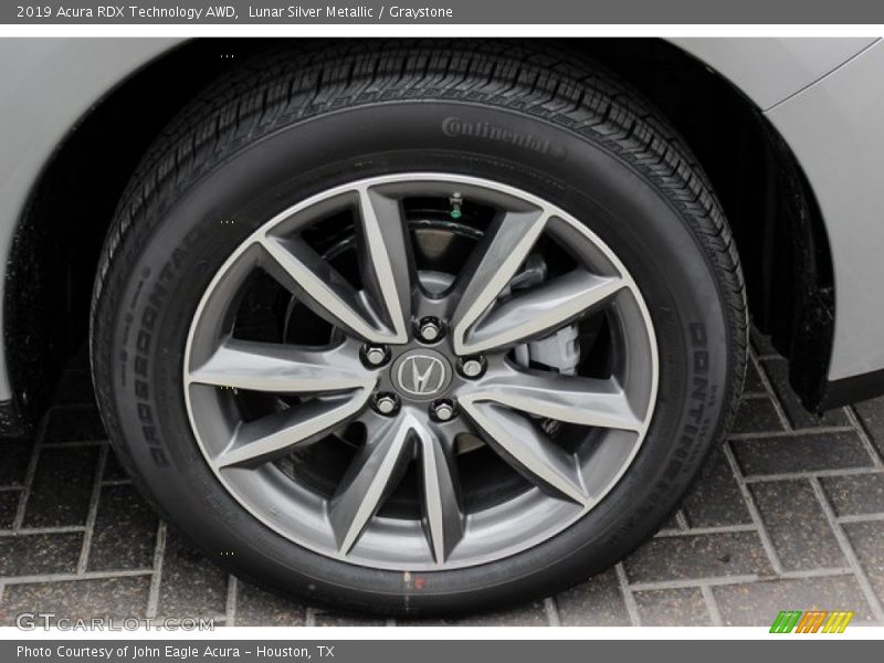Lunar Silver Metallic / Graystone 2019 Acura RDX Technology AWD