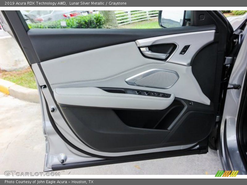 Lunar Silver Metallic / Graystone 2019 Acura RDX Technology AWD