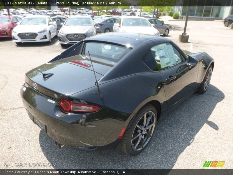 Jet Black Mica / Auburn 2019 Mazda MX-5 Miata RF Grand Touring