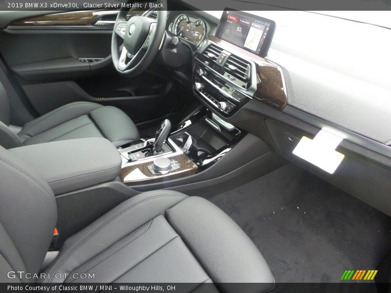 Glacier Silver Metallic / Black 2019 BMW X3 xDrive30i