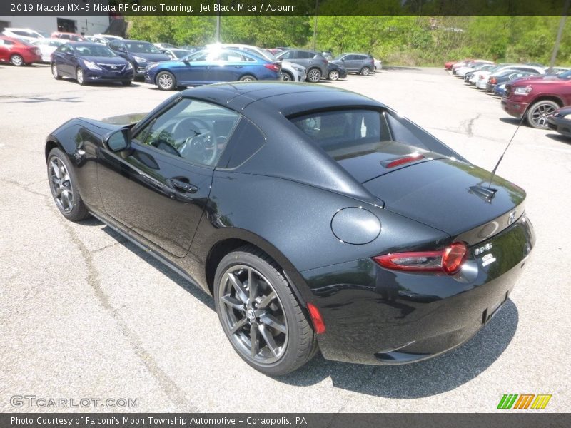 Jet Black Mica / Auburn 2019 Mazda MX-5 Miata RF Grand Touring
