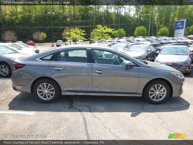 Machine Gray / Gray 2019 Hyundai Sonata SE