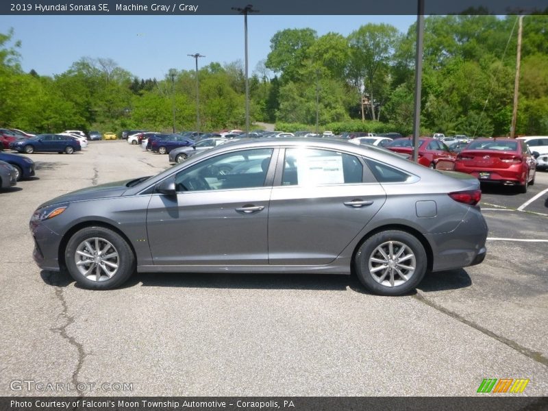 Machine Gray / Gray 2019 Hyundai Sonata SE