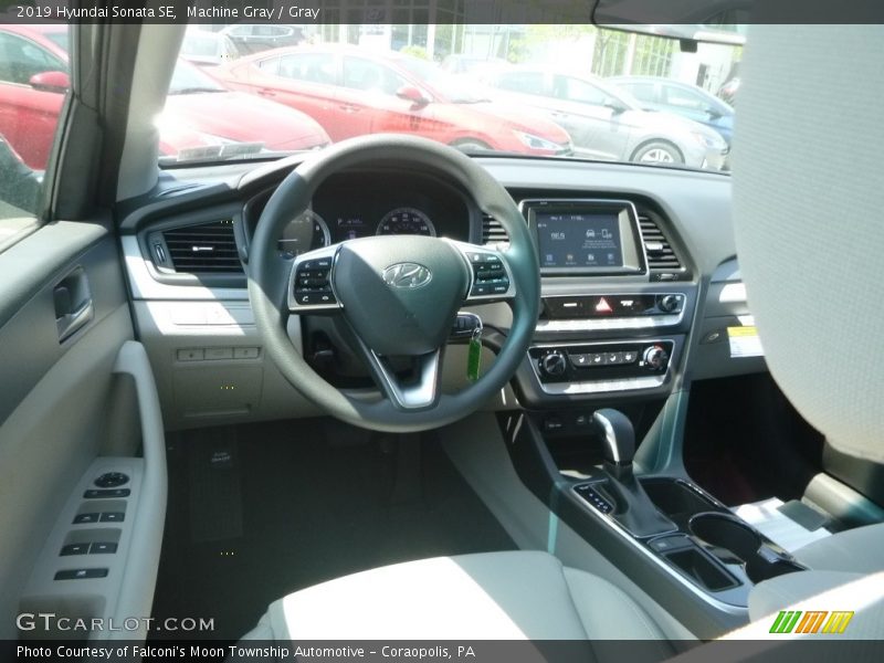 Machine Gray / Gray 2019 Hyundai Sonata SE