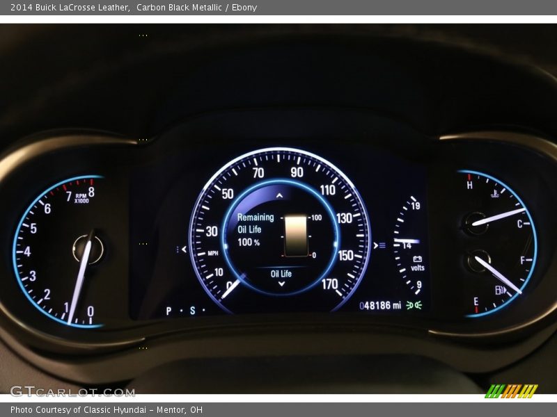 Carbon Black Metallic / Ebony 2014 Buick LaCrosse Leather