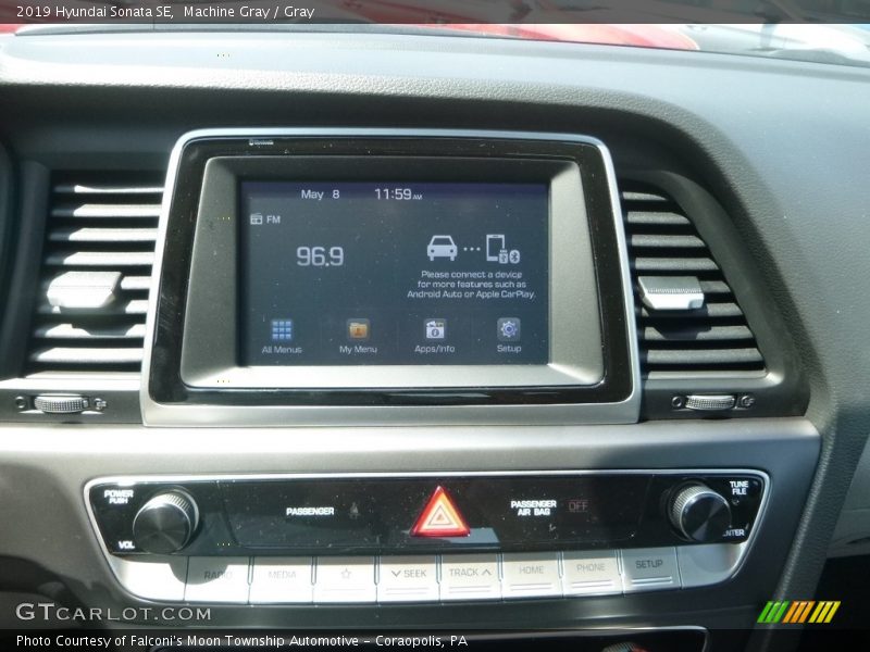 Machine Gray / Gray 2019 Hyundai Sonata SE