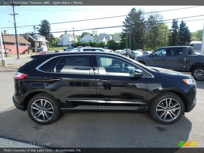 Agate Black / Ebony 2019 Ford Edge Titanium AWD