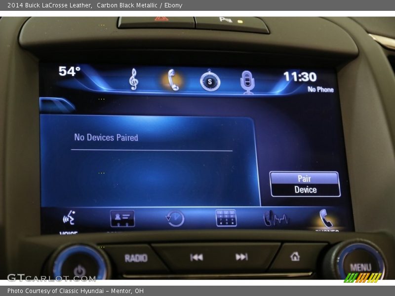 Carbon Black Metallic / Ebony 2014 Buick LaCrosse Leather