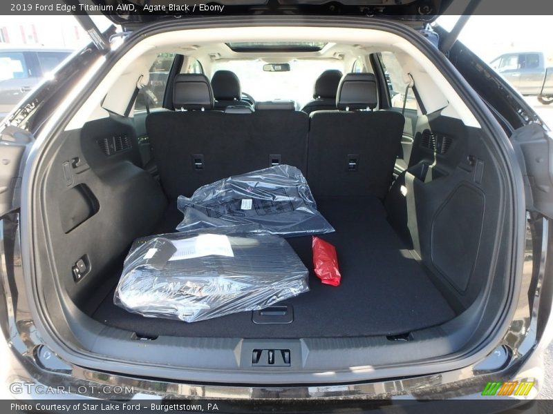 Agate Black / Ebony 2019 Ford Edge Titanium AWD
