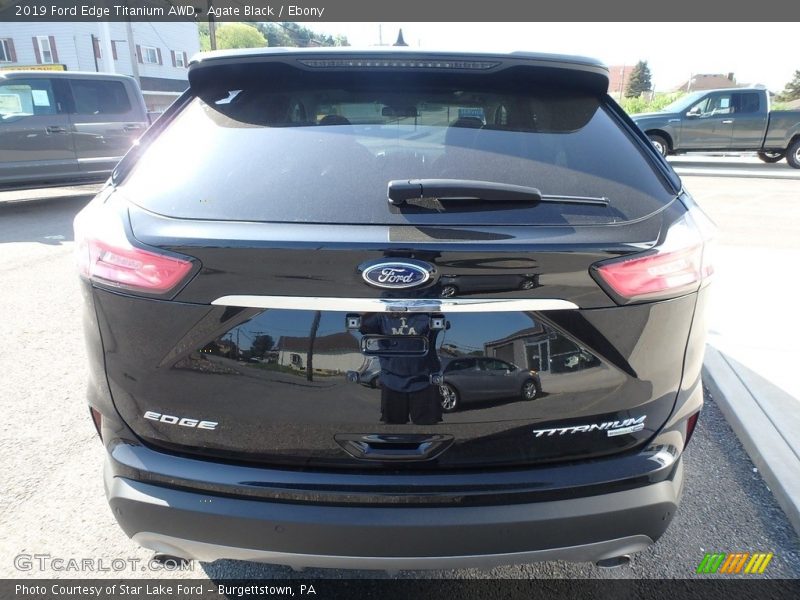 Agate Black / Ebony 2019 Ford Edge Titanium AWD