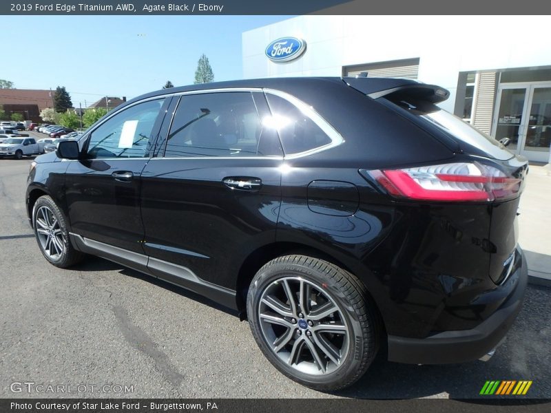 Agate Black / Ebony 2019 Ford Edge Titanium AWD